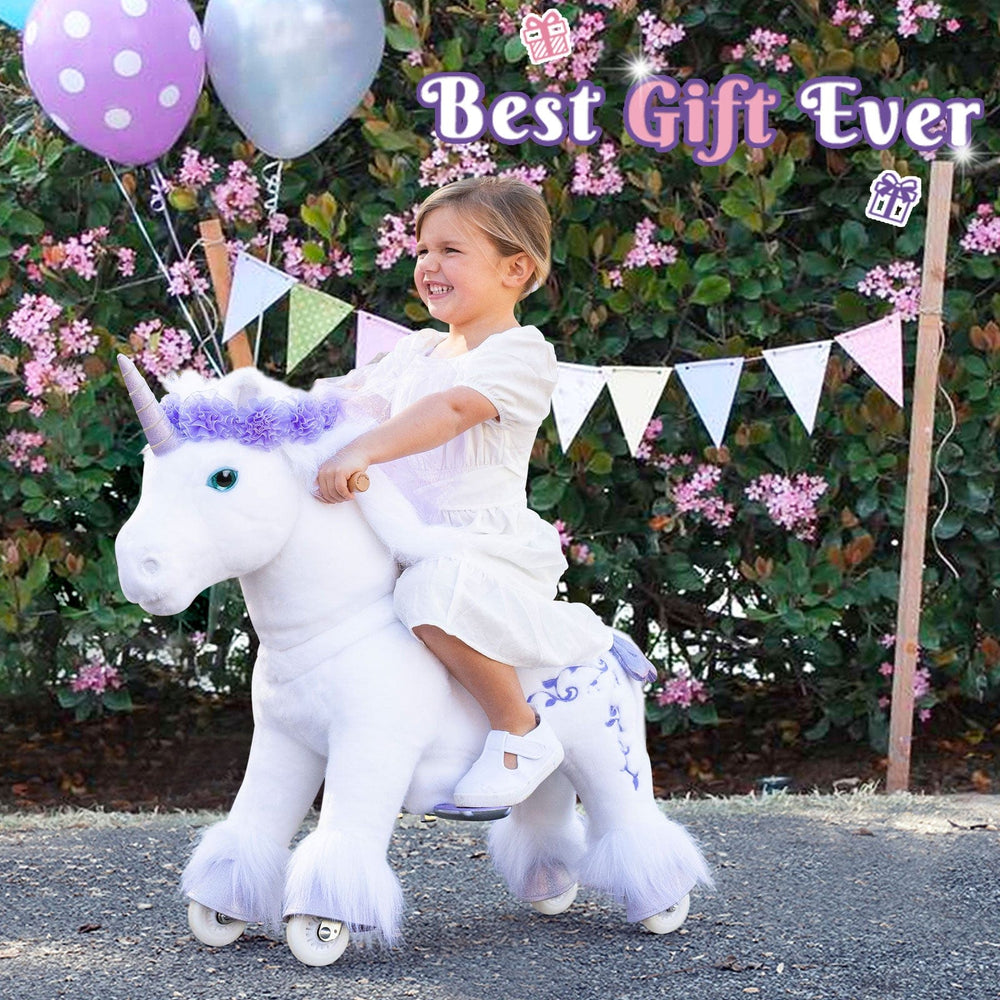 Model X Ride on Unicorn for Age 3-4 Purple (ONLINE ORDER ONLY)