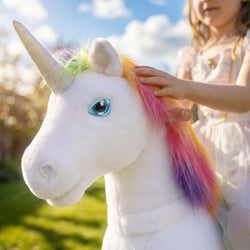 Model X® Unicorn Ride-On Toy Age 4–7 – Rainbow