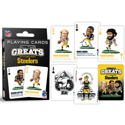 Pittsburgh Steelers All-Time Greats Playing Cards - 54 Card Deck (ONLINE ORDER ONLY)