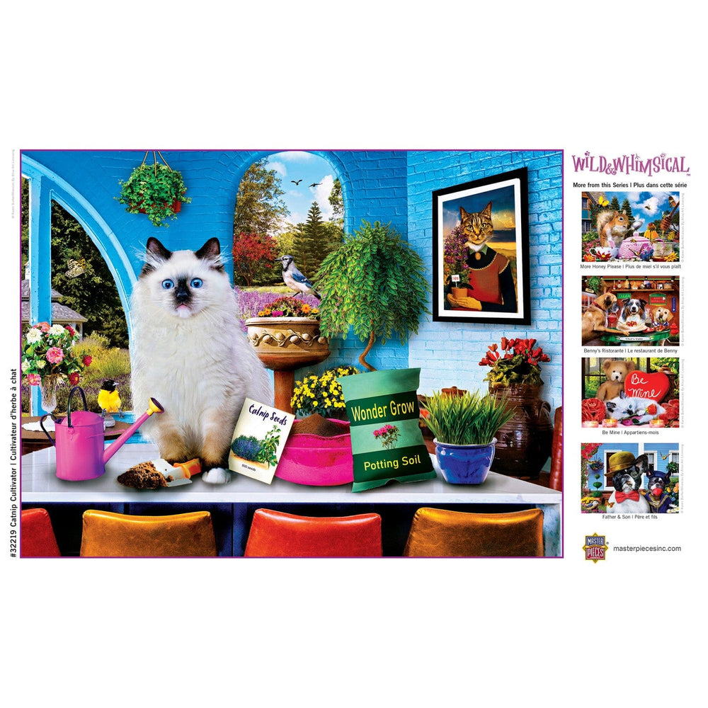 Wild & Whimsical - Catnip Cultivator 300 Piece EZ Grip Jigsaw Puzzle (ONLINE ORDER ONLY)