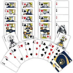 Milwaukee Brewers Playing Cards - 54 Card Deck (ONLINE ORDER ONLY)