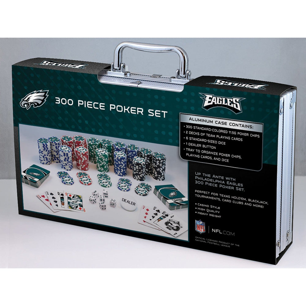Philadelphia Eagles 300 Piece Poker Set (ONLINE ORDER ONLY)