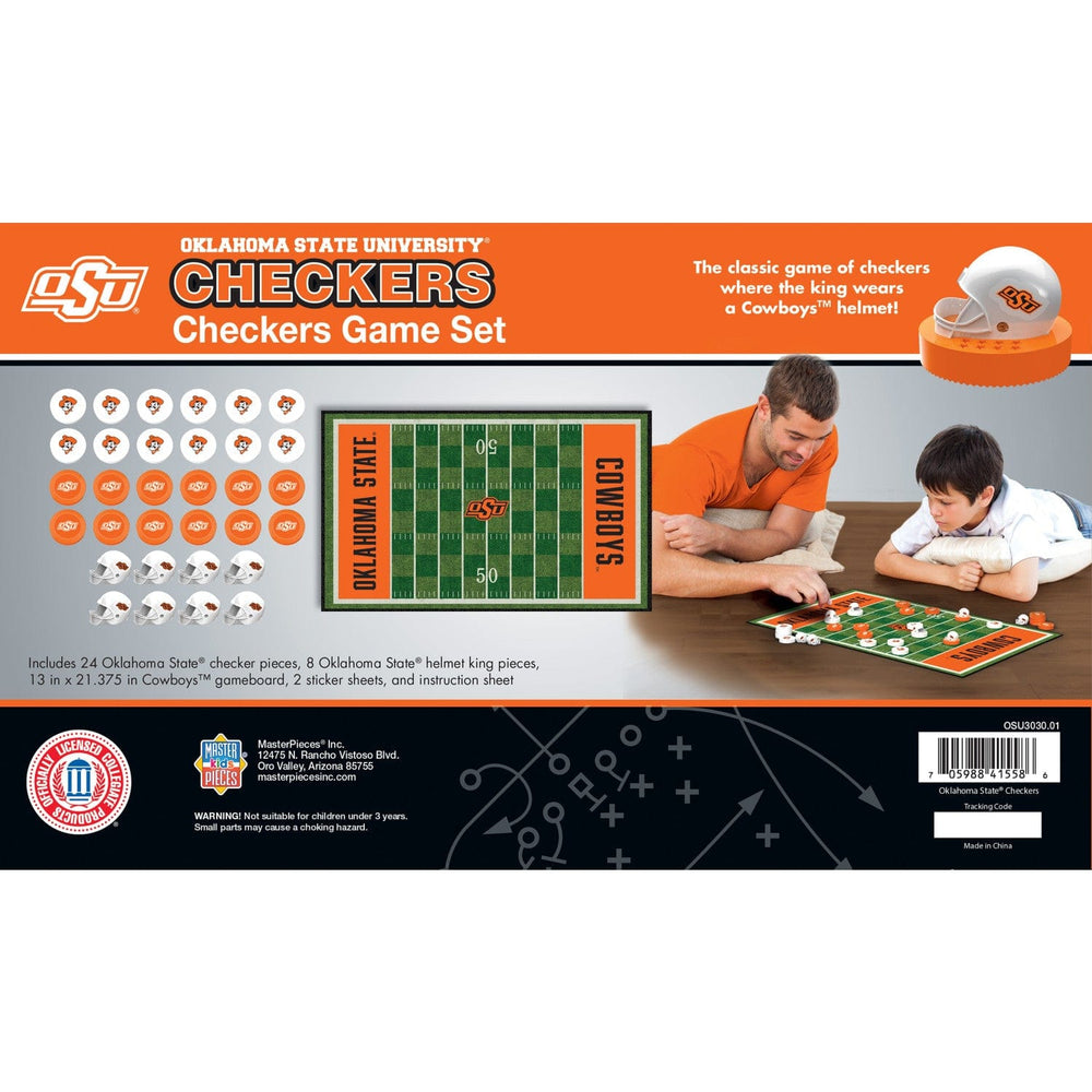 Oklahoma State Cowboys Checkers Board Game (ONLINE ORDER ONLY)