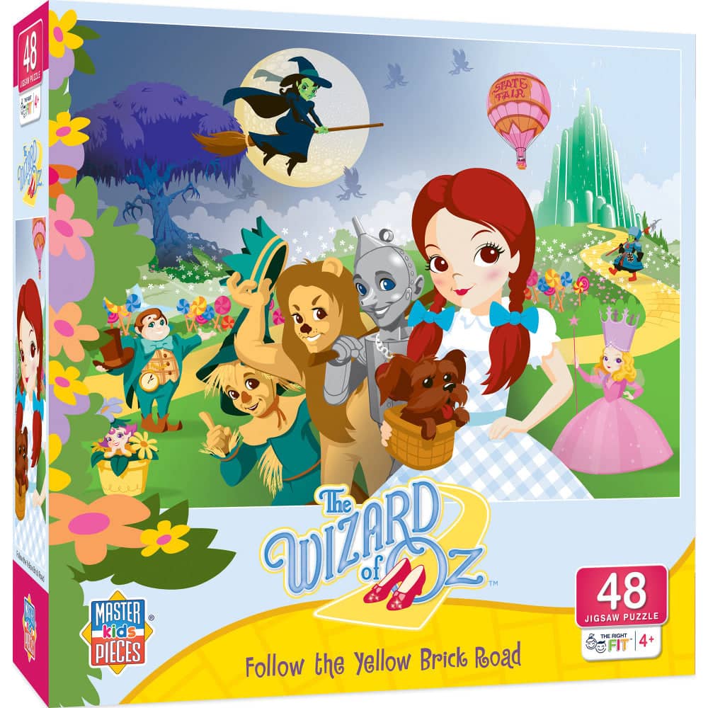 Wizard of Oz - Follow the Yellow Brick Road 48 Piece Puzzle (ONLINE ORDER ONLY)
