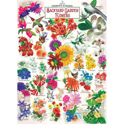 Farmer's Almanac - Backyard Garden Flowers 1000 Piece Jigsaw Puzzle (ONLINE ORDER ONLY)