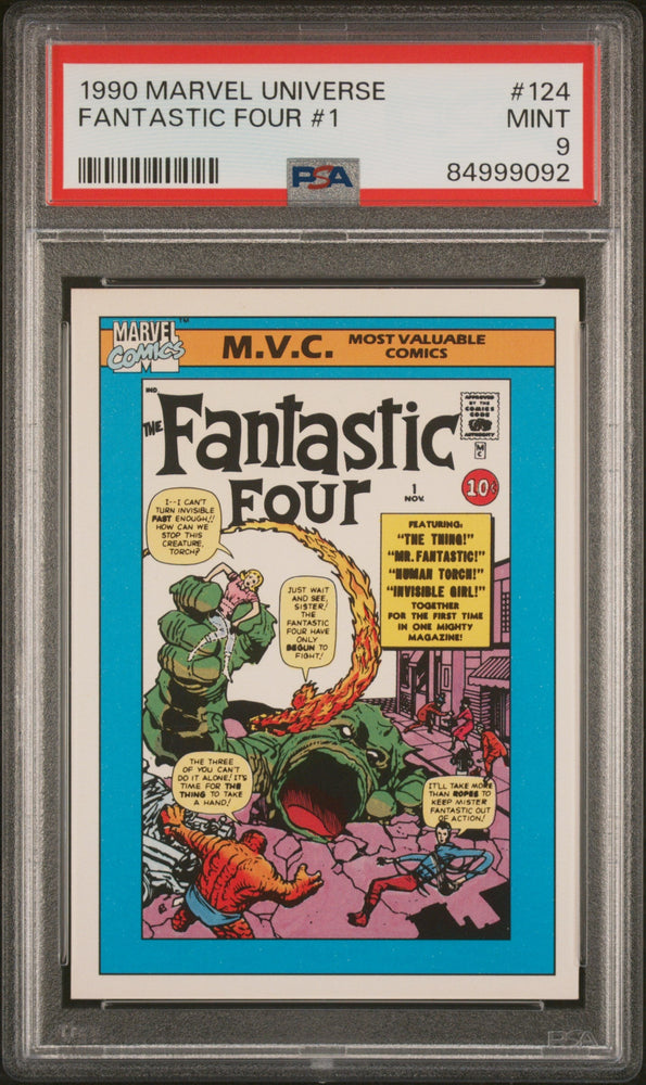 1990 MARVEL UNIVERSE FANTASTIC FOUR #1  #124 - PSA 9 (Online Order Only)