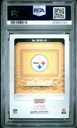 Graded 2025 Panini Instant Will Howard #RPSFL41 RPS First Look Rookie RC Football Card PSA 9 Mint (ONLINE ORDER ONLY)