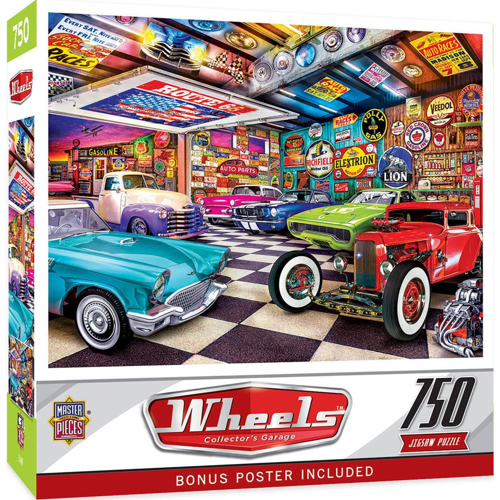 Wheels - Collector's Garage 750 Piece Jigsaw Puzzle (ONLINE ORDER ONLY)