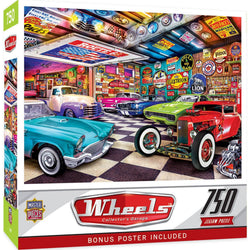Wheels - Collector's Garage 750 Piece Jigsaw Puzzle (ONLINE ORDER ONLY)