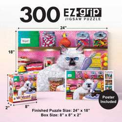 Wild & Whimsical - Kitten Cake Shop 300 Piece EZ Grip Jigsaw Puzzle