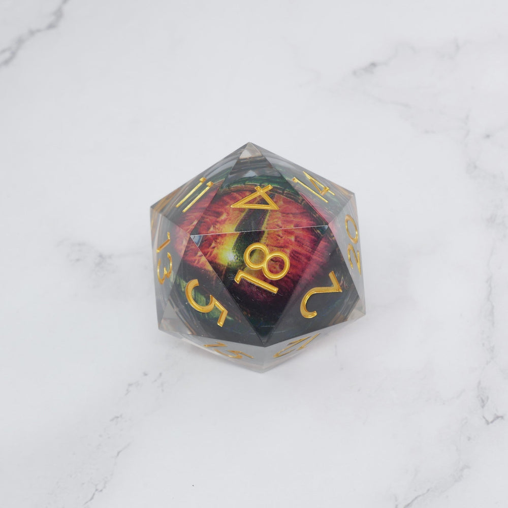 Xanathar's Eye | Giant D20 Moving Eye DnD Dice | Acrylic RPG Gaming Dice (ONLINE ORDER ONLY)