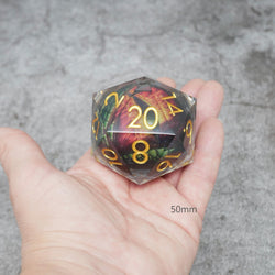 Xanathar's Eye | Giant D20 Moving Eye DnD Dice | Acrylic RPG Gaming Dice (ONLINE ORDER ONLY)