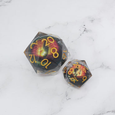 Xanathar's Eye | Giant D20 Moving Eye DnD Dice | Acrylic RPG Gaming Dice (ONLINE ORDER ONLY)