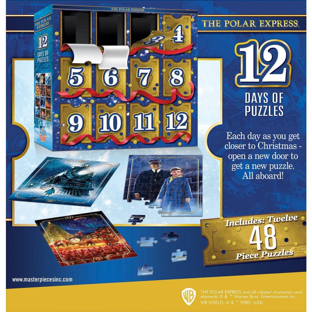 12 Days of The Polar Express Jigsaw Puzzles - Advent Calendar