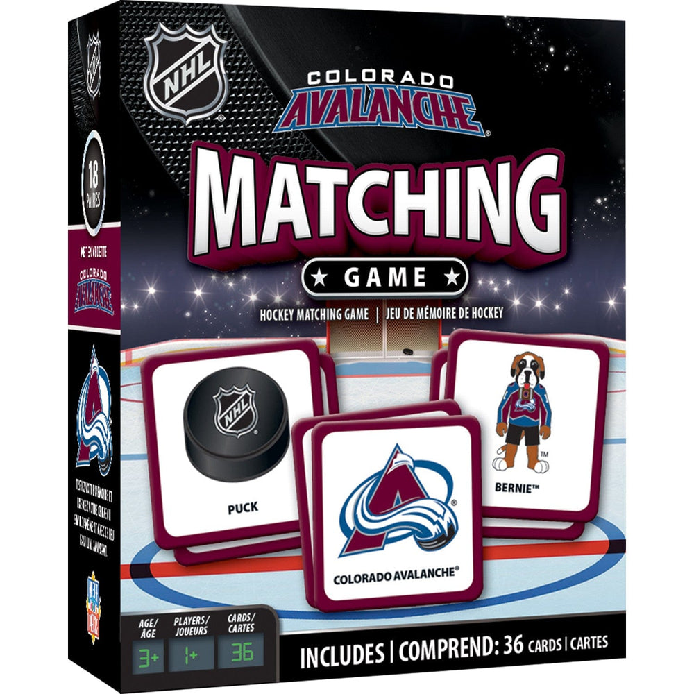 Colorado Avalanche Matching Game (ONLINE ORDER ONLY)