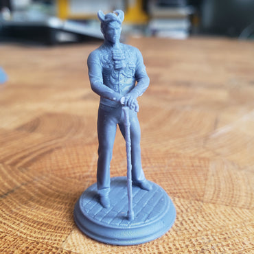 Xarvir Barikdral, The Fortunate (Male Tiefling Noble) (Online Order Only)