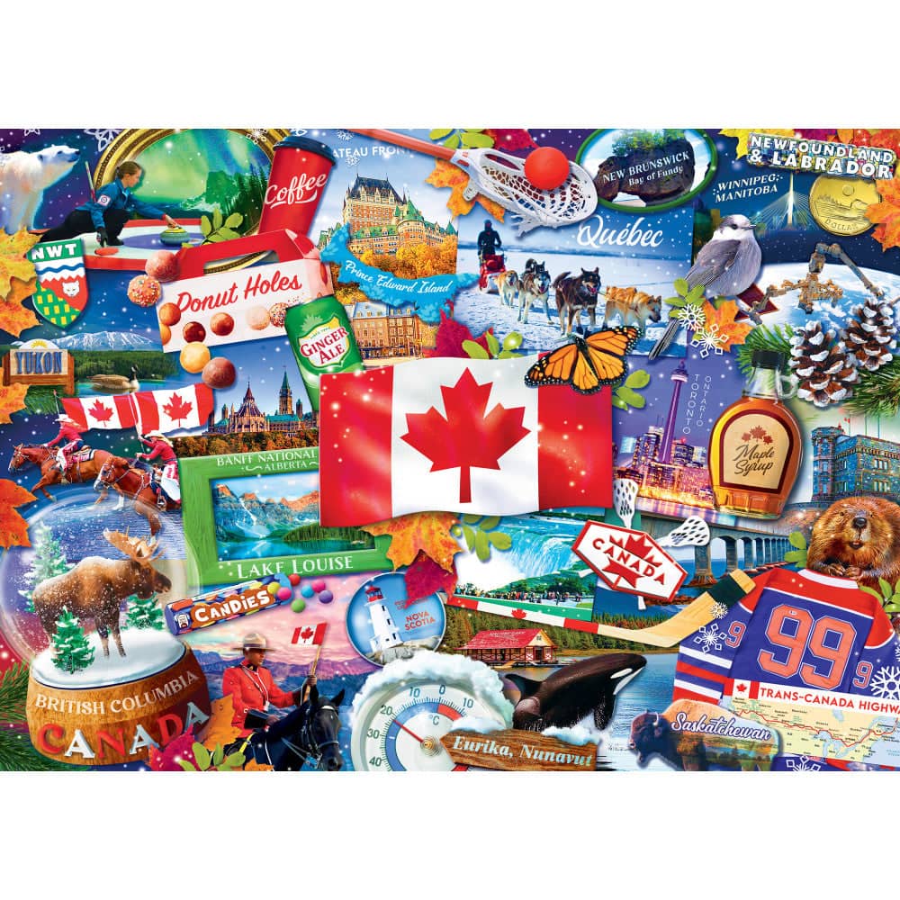 Greetings From Canada - 500 Piece Jigsaw Puzzle