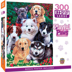Playful Paws - Fluffy Fuzzballs 300 Piece EZ Grip Jigsaw Puzzle (ONLINE ORDER ONLY)