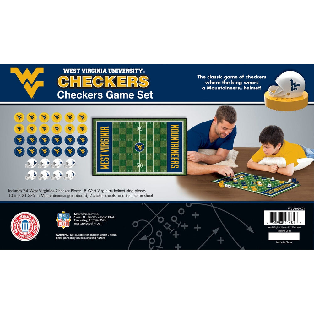 West Virginia Mountaineers Checkers Board Game (ONLINE ORDER ONLY)