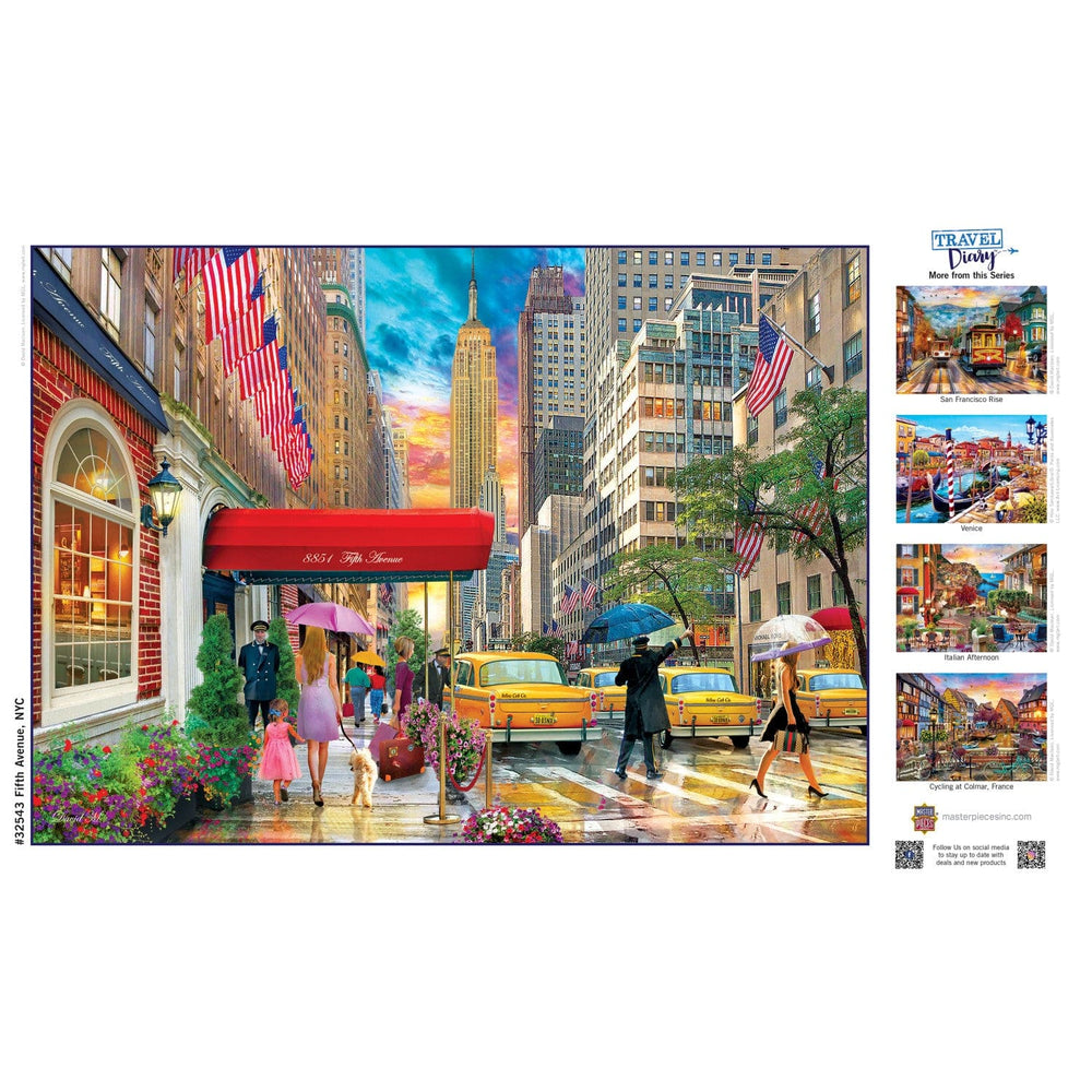 Travel Diary - Fifth Avenue, NYC 500 Piece Jigsaw Puzzle (ONLINE ORDER ONLY)