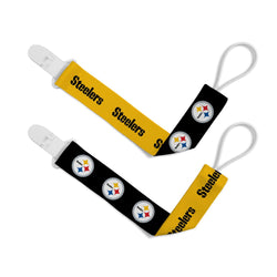 Pittsburgh Steelers - Pacifier Clip 2-Pack (ONLINE ORDER ONLY)