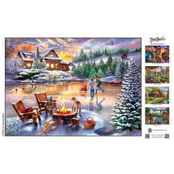 Time Away - An Evening Skate 1000 Piece Jigsaw Puzzle (ONLINE ORDER ONLY)