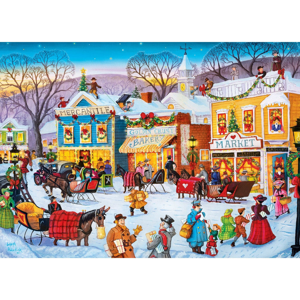Season's Greetings - Christmas Shopping 1000 Piece Jigsaw Puzzle (ONLINE ORDER ONLY)