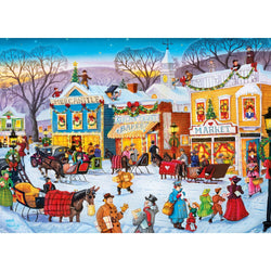 Season's Greetings - Christmas Shopping 1000 Piece Jigsaw Puzzle (ONLINE ORDER ONLY)