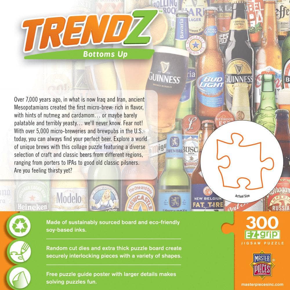 Trendz - Bottoms Up 300 Piece EZ Grip Jigsaw Puzzle (ONLINE ORDER ONLY)