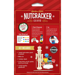 Nutcracker Guard Ornament Wood Paint Kit (ONLINE ORDER ONLY)