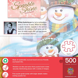 Sparkle & Shine - Family Portrait 500 Piece Glitter Jigsaw Puzzle (ONLINE ORDER ONLY)