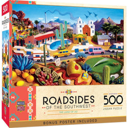 Roadsides of the Southwest - Land of AZ 500 Piece Jigsaw Puzzle (ONLINE ORDER ONLY)