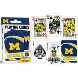 Michigan Wolverines Playing Cards - 54 Card Deck (ONLINE ORDER ONLY)