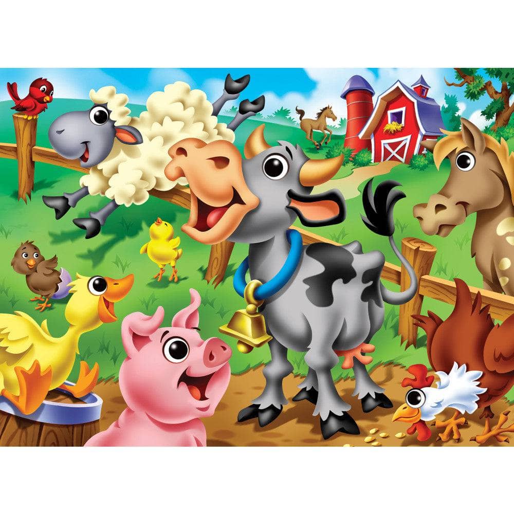 Googly Eyes - Farm Animals 48 Piece Jigsaw Puzzle (ONLINE ORDER ONLY)
