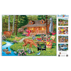 Family Time - Creekside Gathering 400 Piece Jigsaw Puzzle (ONLINE ORDER ONLY)