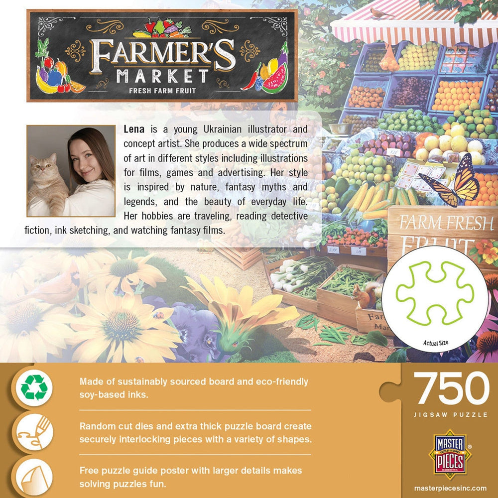 Farmer's Market - Fresh Farm Fruit 750 Piece Jigsaw Puzzle (ONLINE ORDER ONLY)