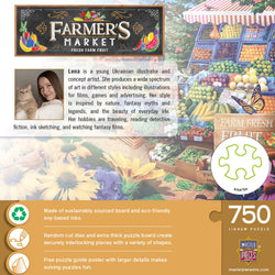 Farmer's Market - Fresh Farm Fruit 750 Piece Jigsaw Puzzle (ONLINE ORDER ONLY)
