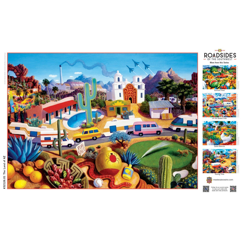 Roadsides of the Southwest - Land of AZ 500 Piece Jigsaw Puzzle (ONLINE ORDER ONLY)