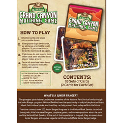 Jr. Ranger - Grand Cayon Matching Game