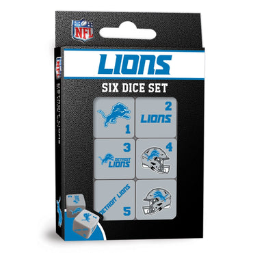 Detroit Lions Dice Set - 19mm (ONLINE ORDER ONLY)
