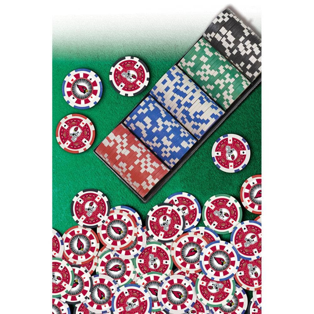Arizona Cardinals 100 Piece Poker Chips (ONLINE ORDER ONLY)