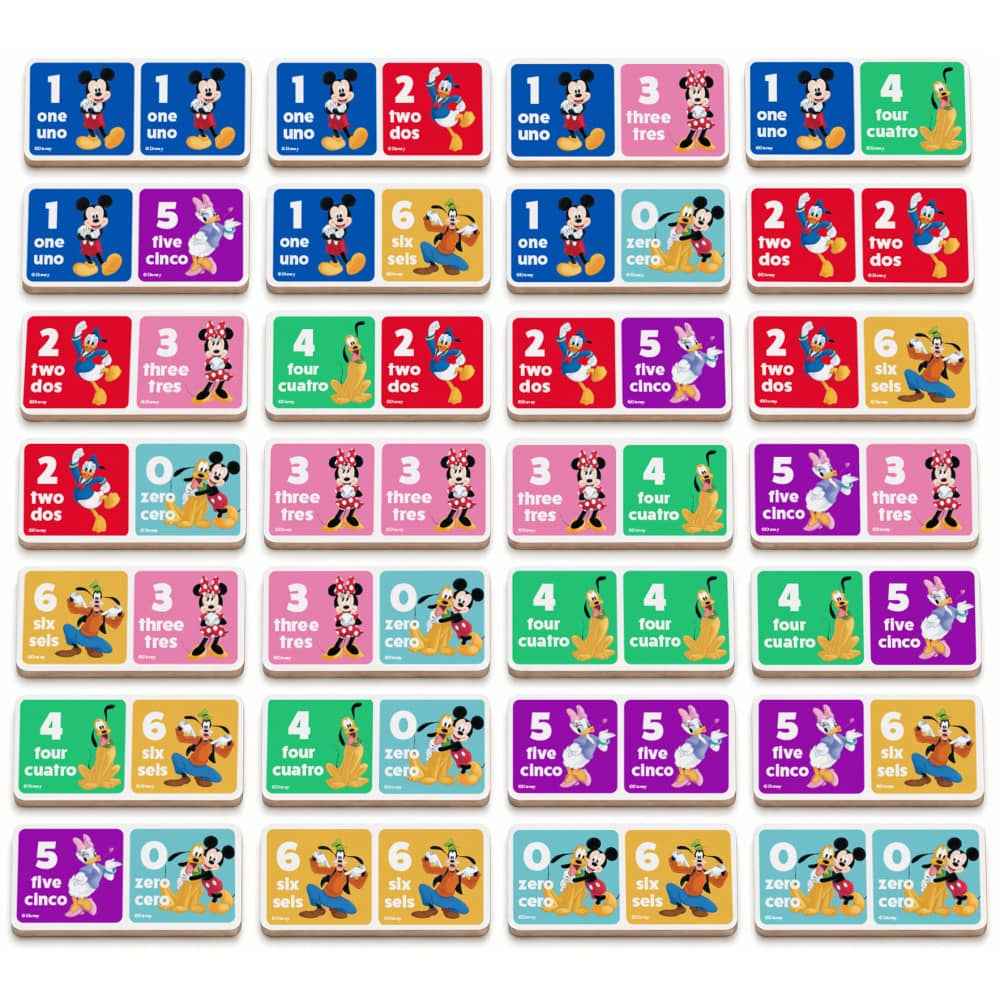 Disney - Mickey & Friends Wood Dominoes