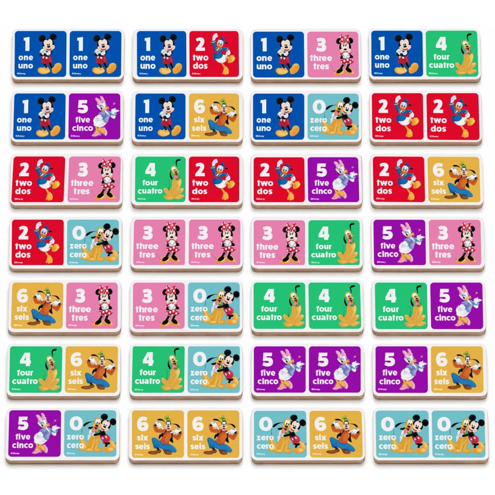 Disney - Mickey & Friends Wood Dominoes