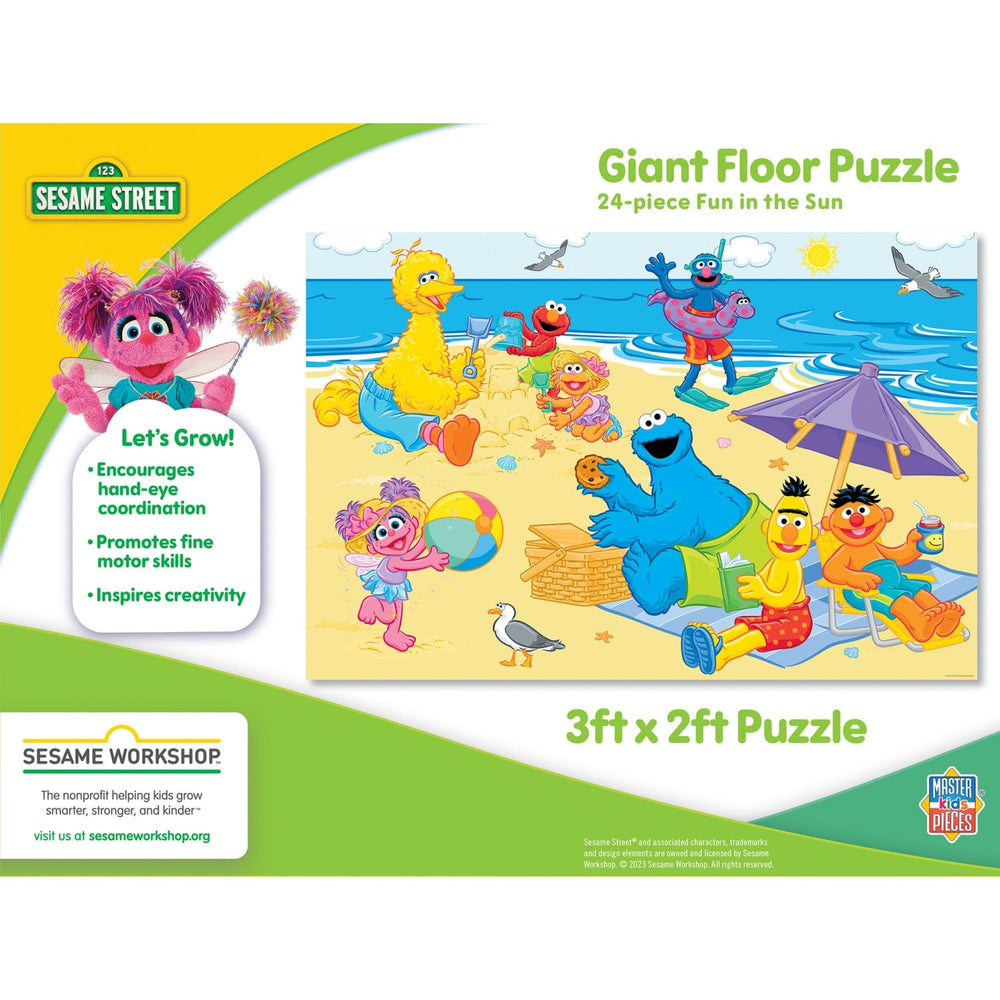 Sesame Street - Fun in The Sun 24 Piece Floor Jigsaw Puzzle (ONLINE ORDER ONLY)