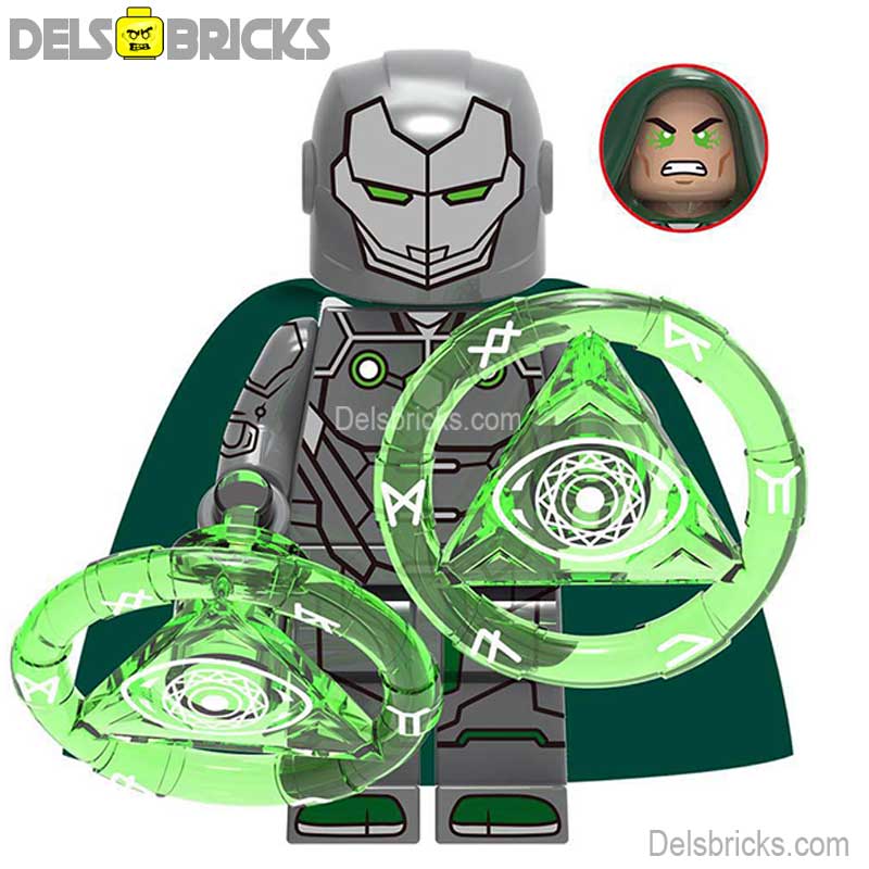 Dr Doom Infamous Ironman Suit lego Minifigures Custom Toys (ONLINE ORDER ONLY)