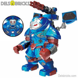 Iron Patriot Hulk buster Suit Big figure Lego Marvel Custom Minifigures (ONLINE ORDER ONLY)