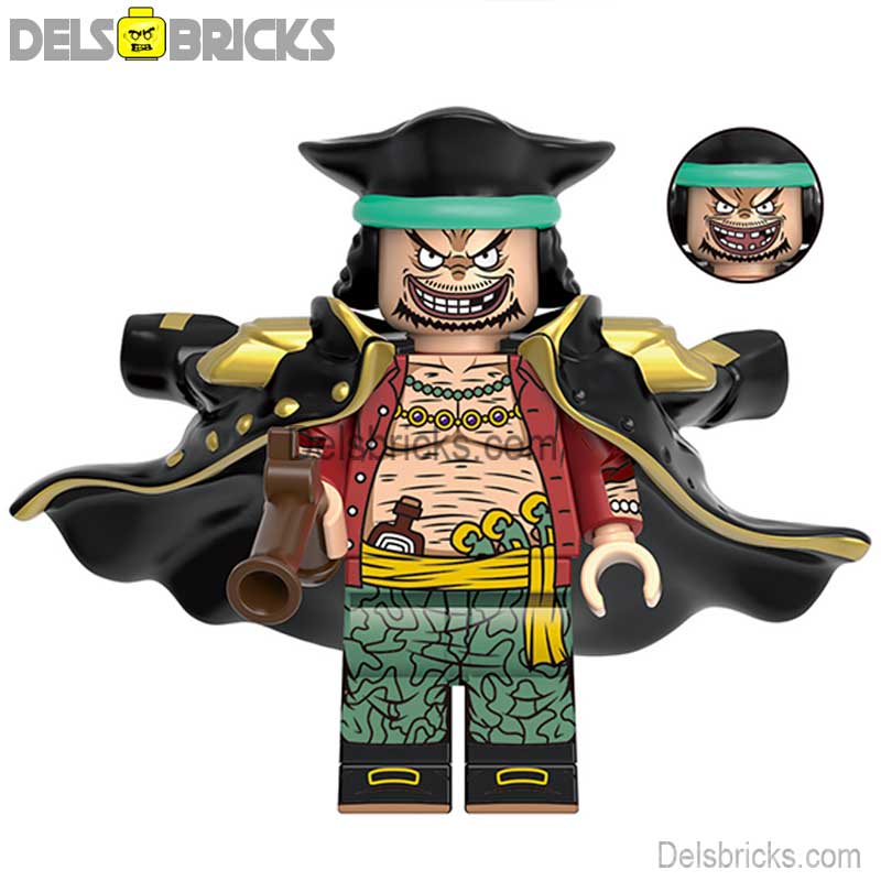 Black Beard Marshall D Teach ONE PIECE Anime Lego Minifigures custom toys (ONLINE ORDER ONLY)