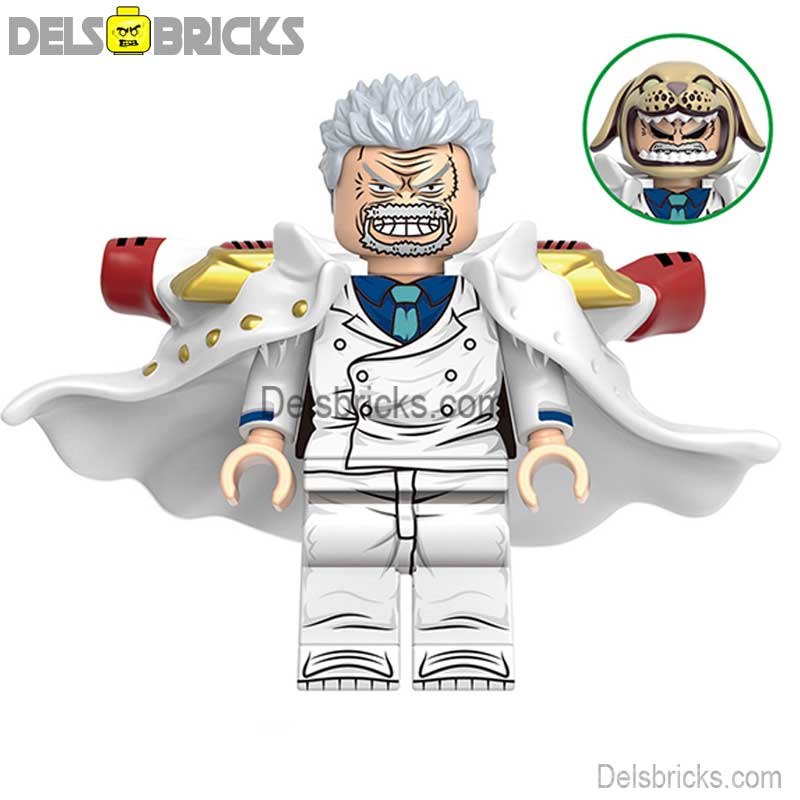 Monkey D Garp ONE PIECE Anime Lego Minifigures custom toys NEW (ONLINE ORDER ONLY)