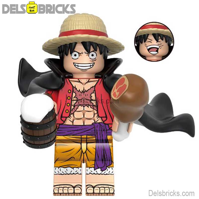 Monkey D Luffy from One Piece Lego Anime Minifigures with Cape (ONLINE ORDER ONLY)