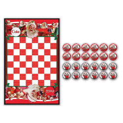 Coca-Cola Holiday Checkers Board Game